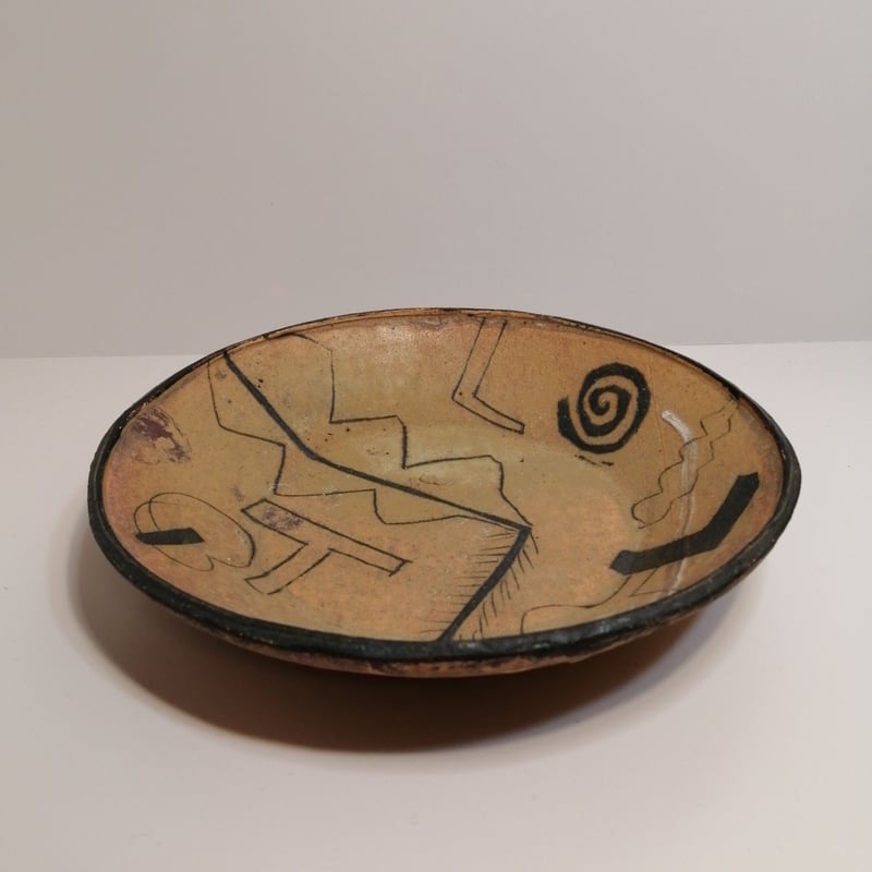 希少＊キムホノ 器 皿 抽象模様 陶器 【公式通販】