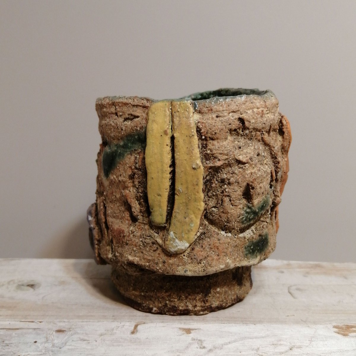 キムホノ　作家　食器　湯呑み キムホノ 織部小湯呑み | gallery you