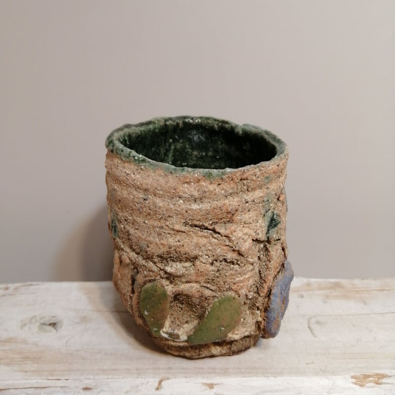 キムホノ　作家　食器　湯呑み キムホノ 織部小湯呑み | gallery you