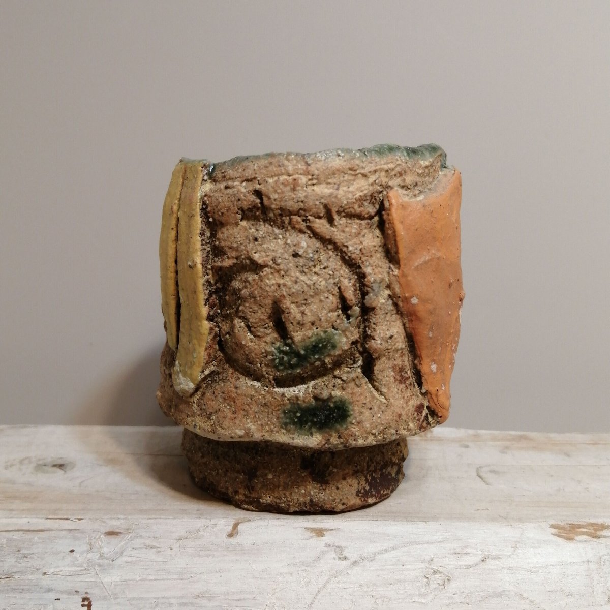 キムホノ　作家　食器　湯呑み キムホノ 織部小湯呑み | gallery you