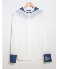 st-91W / white blouse