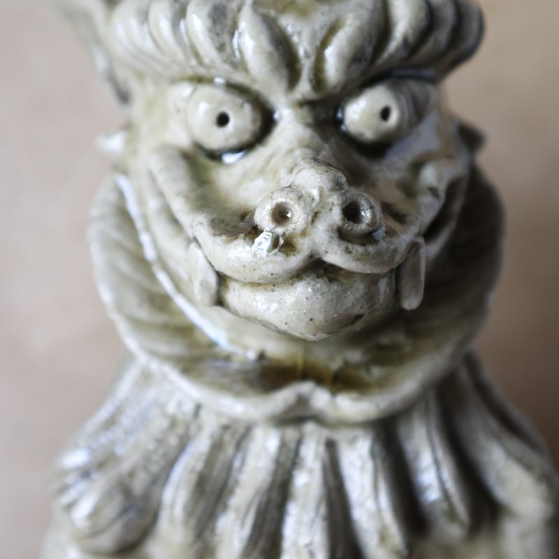 灰釉狛犬 阿吽 036 | 桃居 online 展覧会