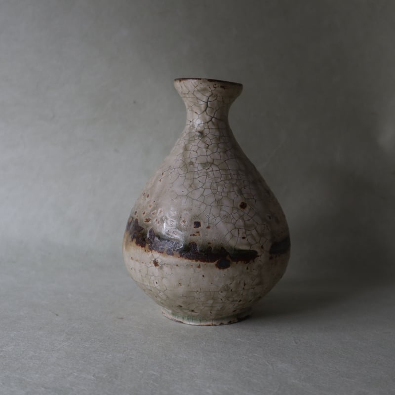 粉引大徳利 ヒビ手 042 | 桃居 online 展覧会