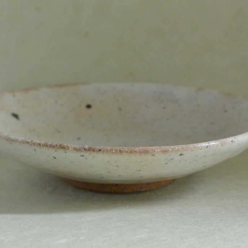 A 227 粉引 李 殷九作 ( 新品未使用品 ) 大徳寺書付 李殷九作 高麗粉引 銘『清舞』 茶碗 共箱 共布 略歴