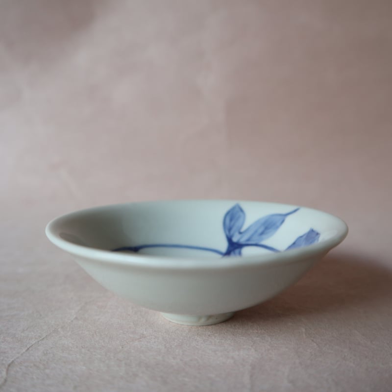 村田森　染付片口と染付捻文盃 村田森 染付片口と染付捻文盃 （2022 | 銀座 黒田陶苑）