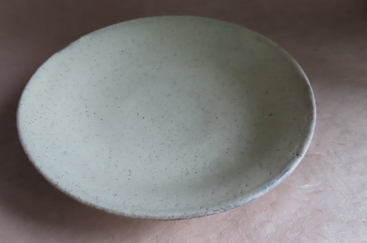 桃皿、粉引皿セット 粉引皿 M003 | 桃居 online 展覧会