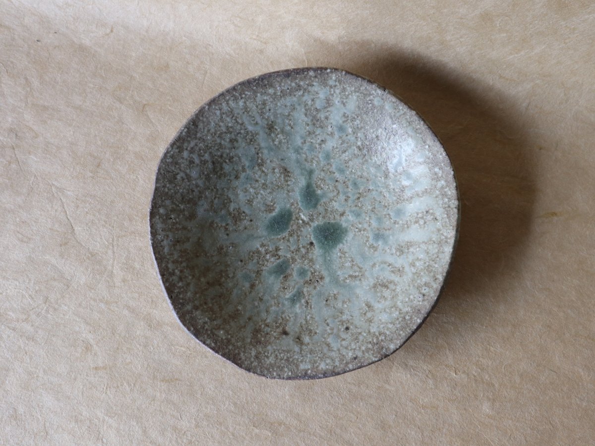 灰釉銘々皿 工芸品