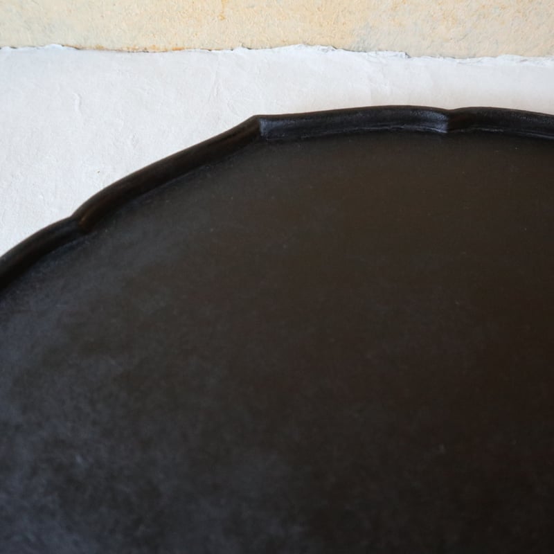 板画　盆出　省 四十沢木材工芸｜KITO 輪花盆 お盆 盆 トレー - パンと日用品の