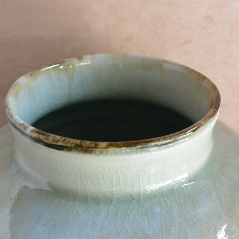 唐物　明末清初色絵壺 唐物 明末清初色絵壺