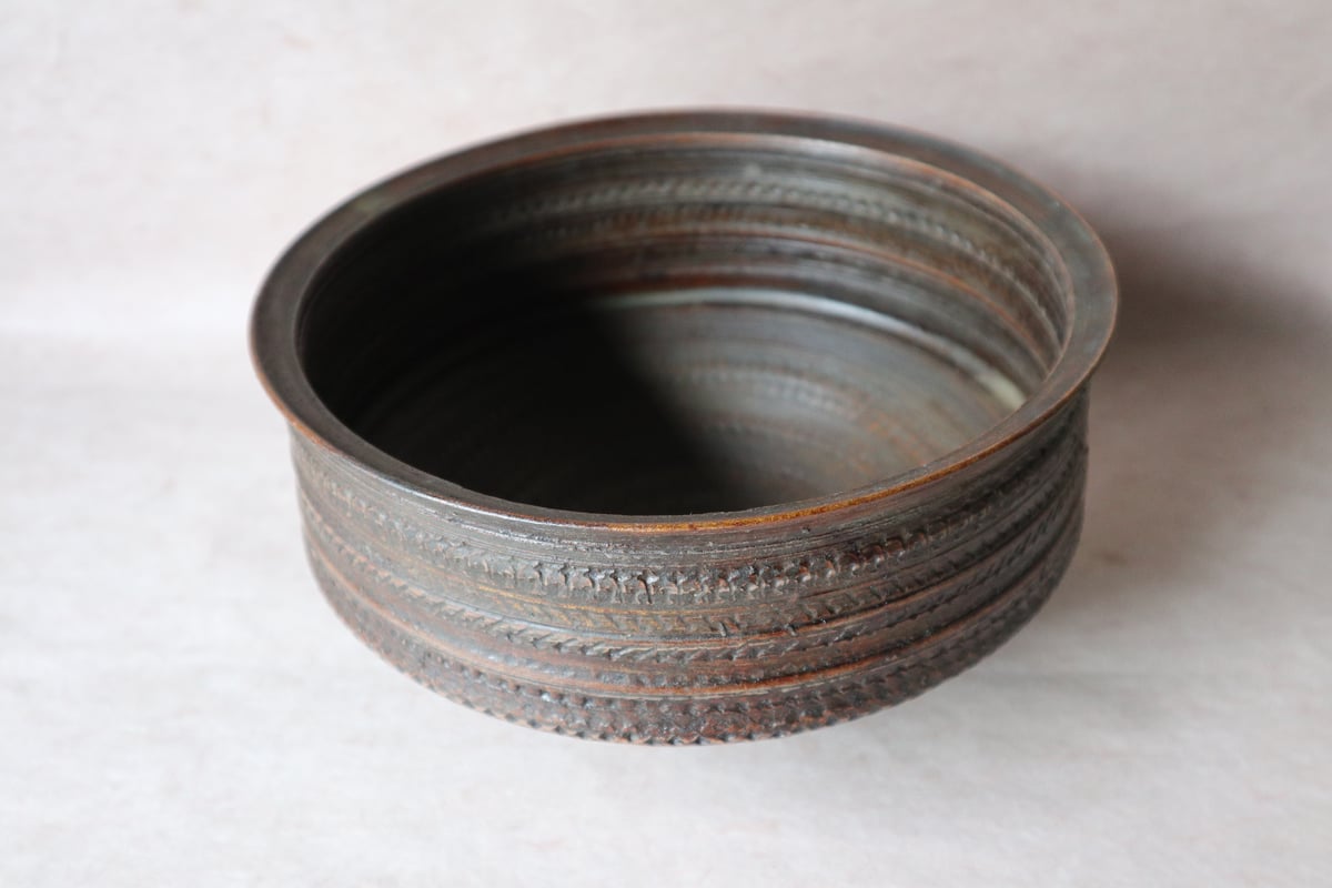 刻印陶胎漆器 鉢 N048 | 桃居 online 展覧会