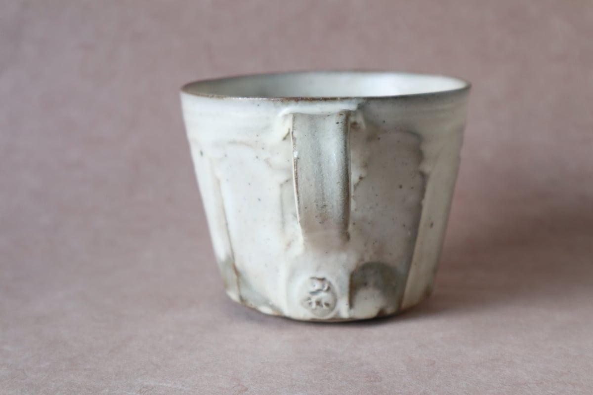 面取粉引マグ 072 | 桃居 online 展覧会