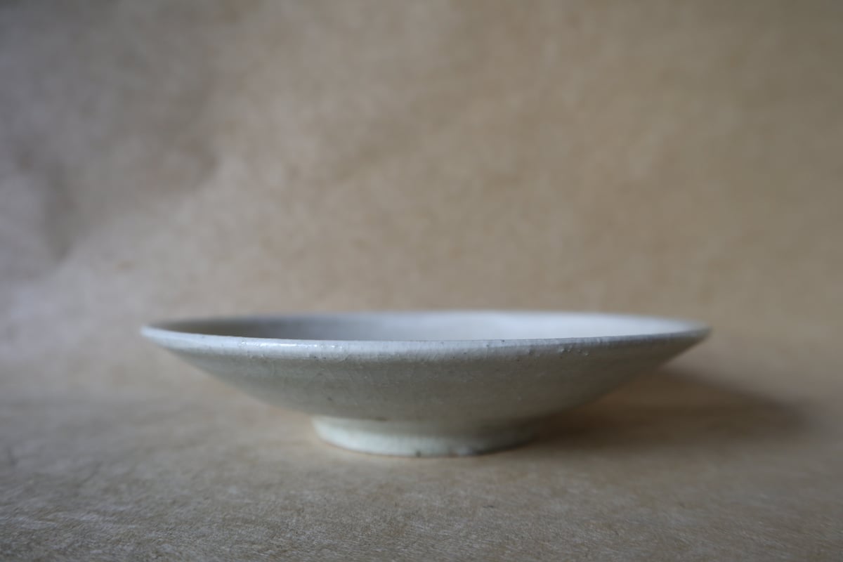 灰釉銘々皿 白林檎灰釉皿 005 | 桃居 online 展覧会