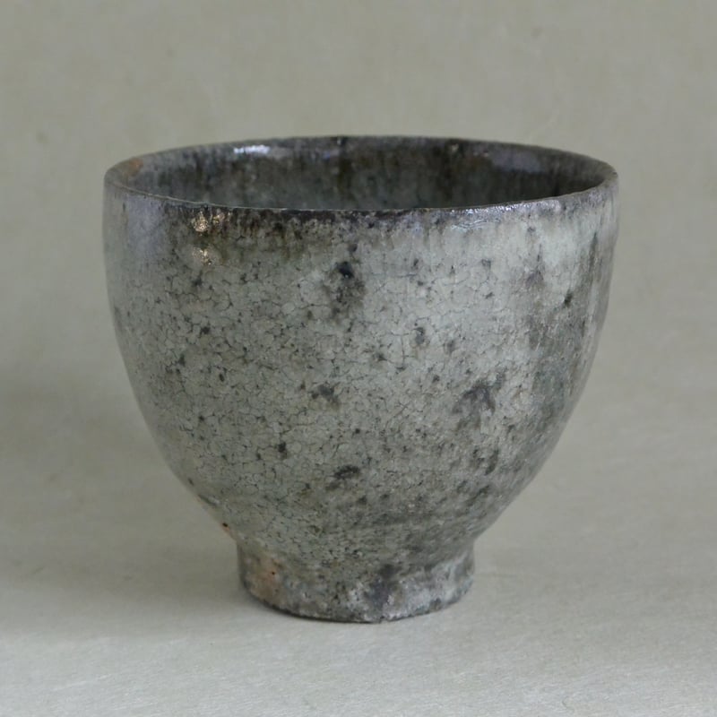 八田亨　丸湯呑　2種セット 八田亨「白掛 湯呑」 －作家もの陶器・うつわ・アートの通信販売