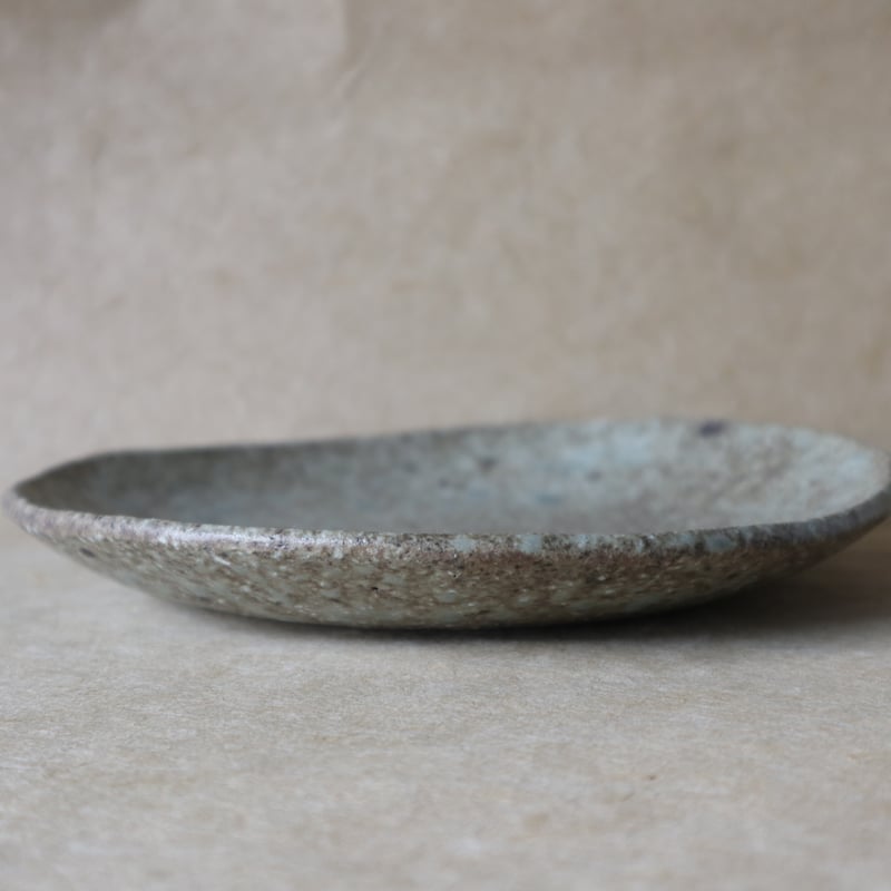 門司梅花石灰皿 AS 宮田竜司 菱形稜花皿(中) | 芦屋貴兆陶家 online shop