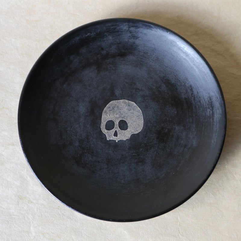 髑髏皿 黒 023 | 桃居 online 展覧会