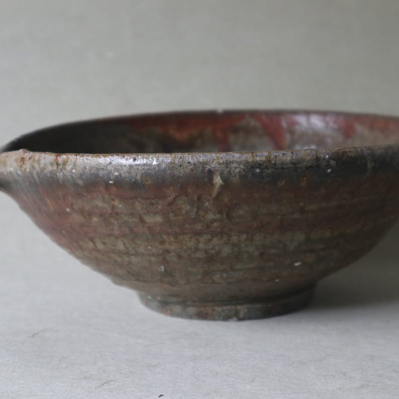 平安　釉　鉢　片口　丘作 平安 釉 鉢 片口 丘作