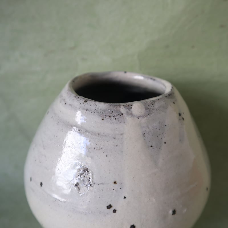お値下げ川渕直樹  粉引き徳利と酒盃 和食器 南蛮徳利（共箱付no.3） 作家「川淵直樹」