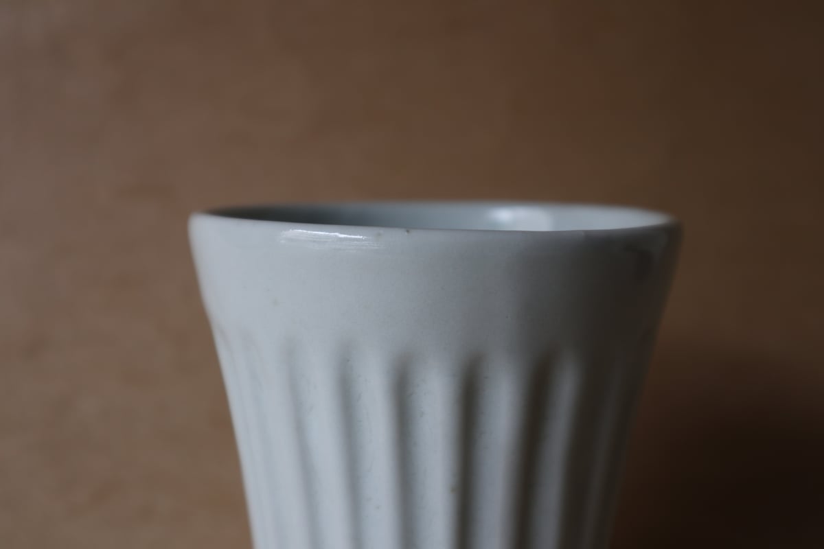 白磁シノギビアカップ 073 | 桃居 online 展覧会