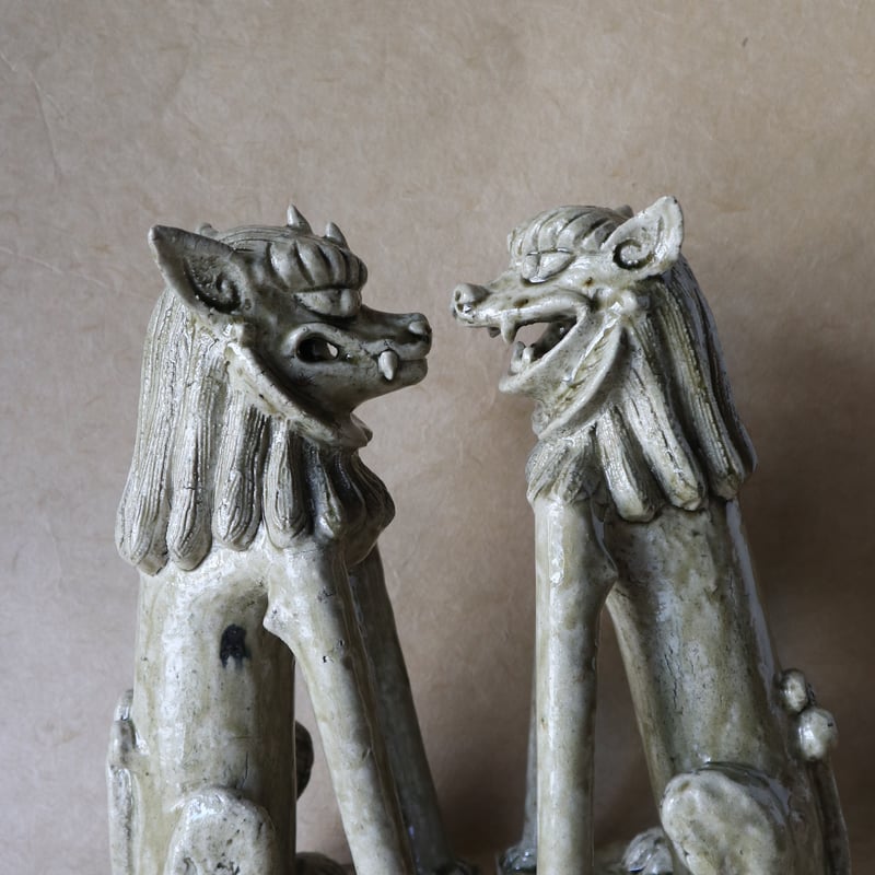 灰釉狛犬 阿吽 036 | 桃居 online 展覧会