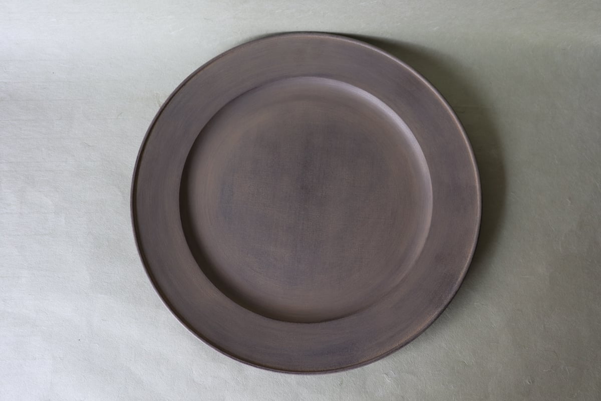 白漆リム皿 036 | 桃居 online 展覧会