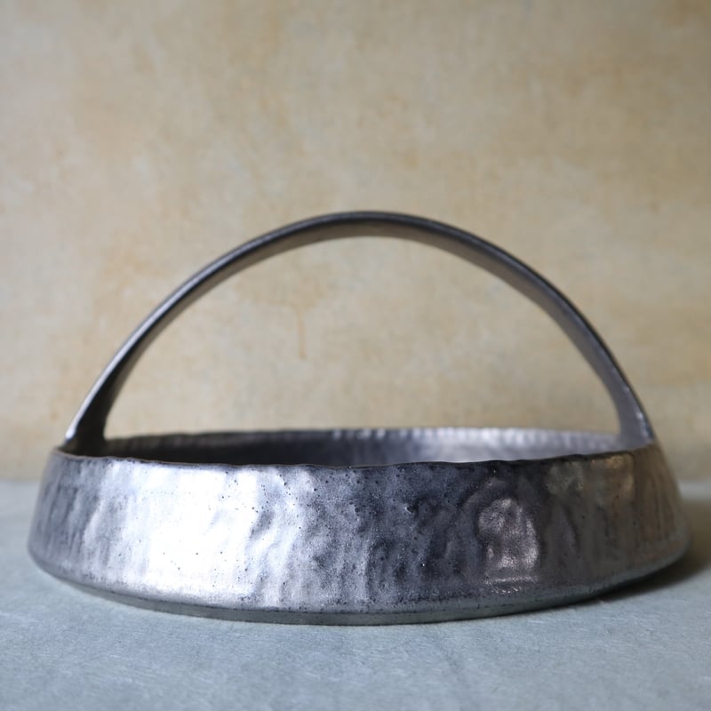 銀彩手付鉢 029 | 桃居 online 展覧会