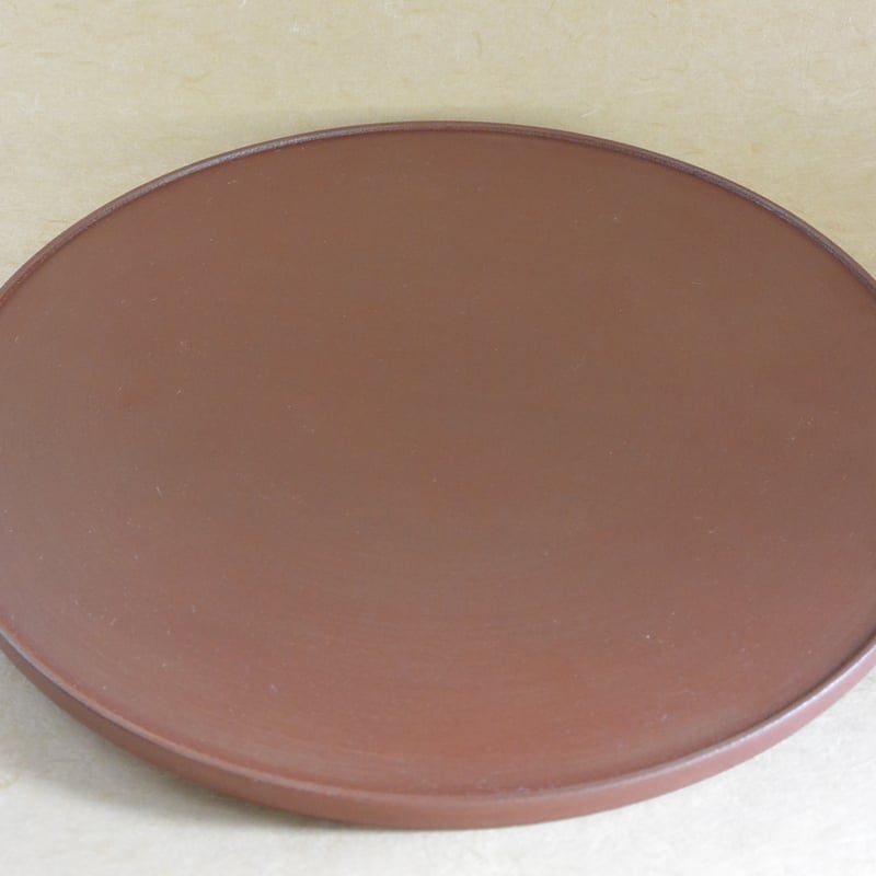 西川 聡 ★ 赤い皿　金彩 丸皿 一枚 ② 赤い皿 器屋 海