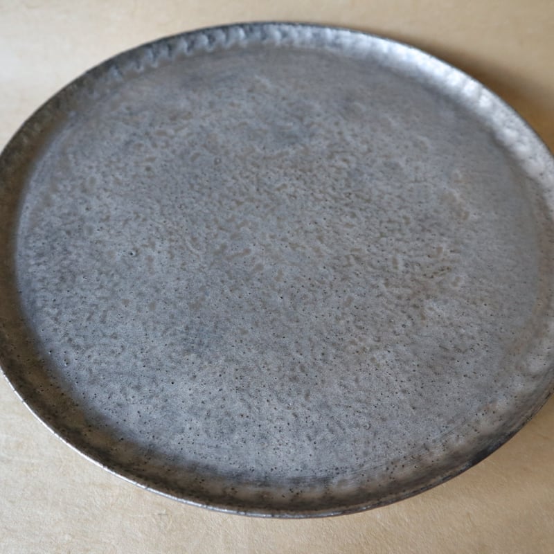 銀彩高台皿 017 | 桃居 online 展覧会