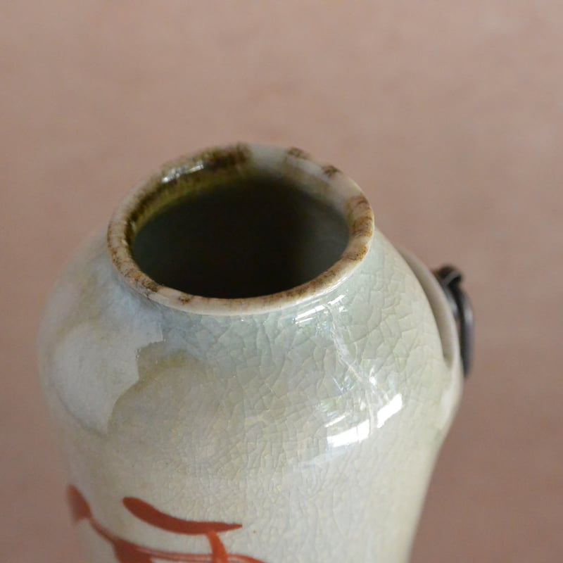 赤絵掛け花入れ 003 | 桃居 online 展覧会