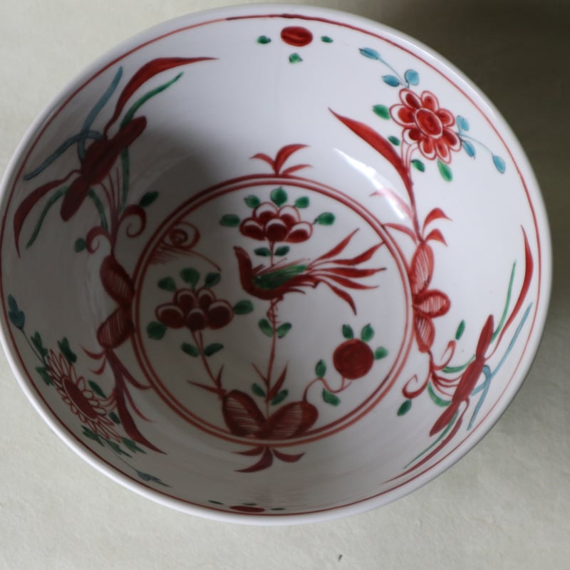 中国陶磁器　明萬歴赤絵　大鉢 赤絵万暦大鉢 056 | 桃居 online 展覧会