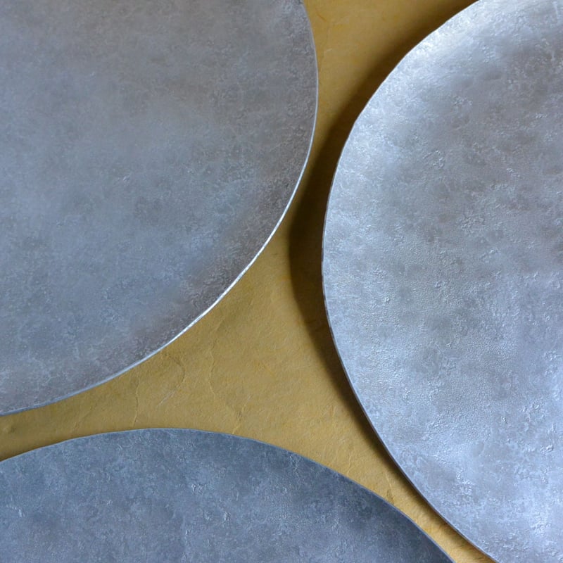 渡辺遼　アルミニウム　皿　壁掛け 渡辺遼 アルミニウム 皿 壁掛け