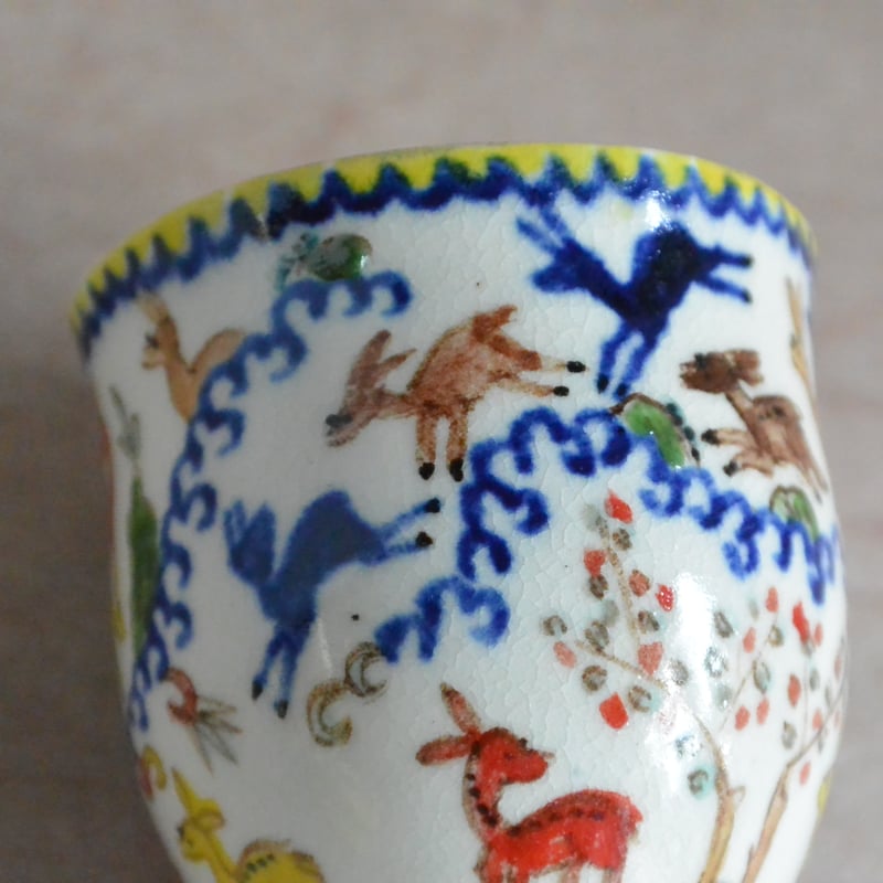 色絵百鹿文 杯 004 | 桃居 online 展覧会