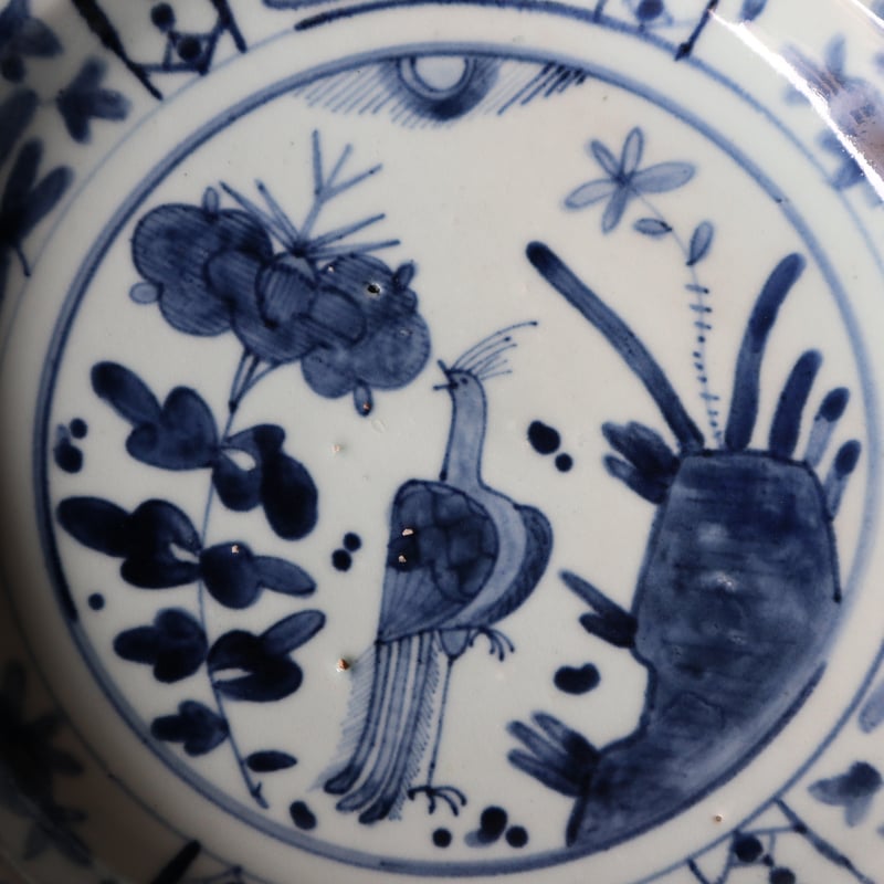 新品 清水なお子さん 芙蓉手花鳥文稜花鉢 2枚 楽天市場】染