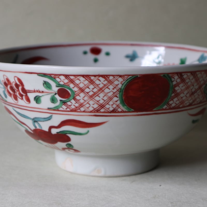中国陶磁器　明萬歴赤絵　大鉢 赤絵万暦大鉢 056 | 桃居 online 展覧会
