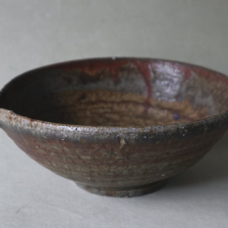 平安　釉　鉢　片口　丘作 平安 釉 鉢 片口 丘作