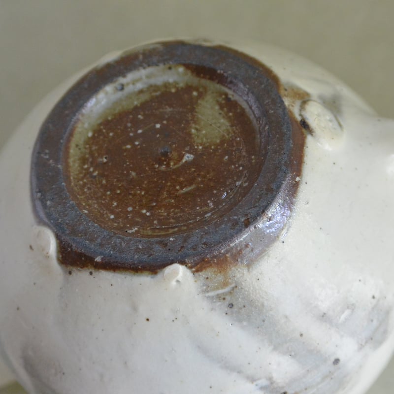 A 227 粉引 李 殷九作 ( 新品未使用品 ) 中国陶瓷◇「 清 ◇紫銅釉 粉彩開窗人物故事図胆瓶