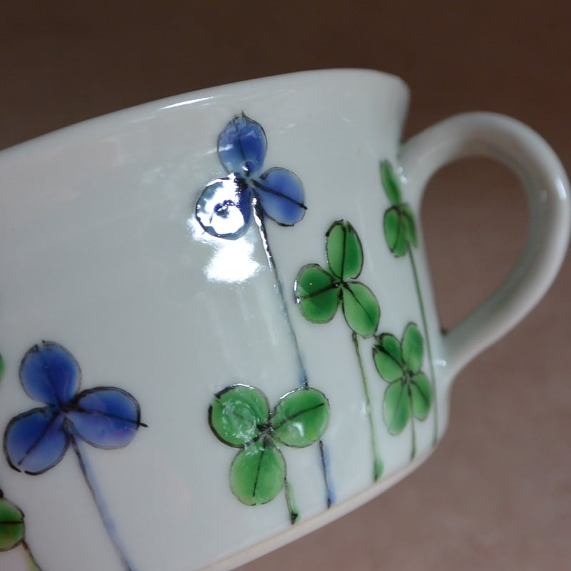 錦三つ葉文スープカップ 015 | 桃居 online 展覧会