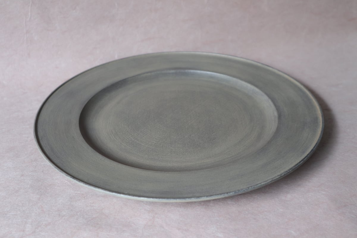 白漆リム皿 035 | 桃居 online 展覧会