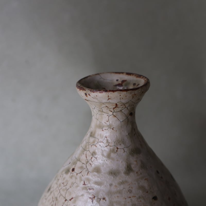 粉引大徳利 ヒビ手 042 | 桃居 online 展覧会