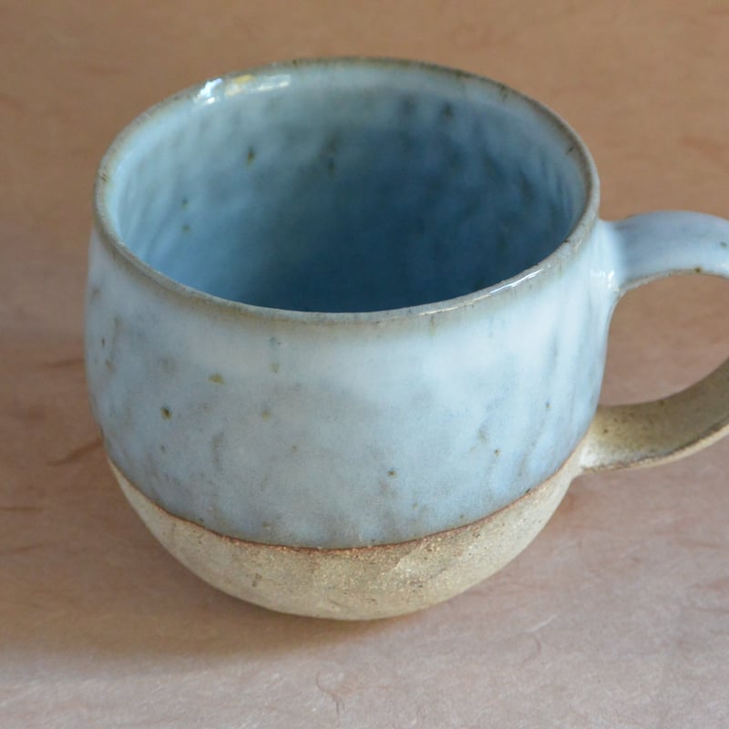 藁灰釉 砂化粧マグカップ 061 | 桃居 online 展覧会