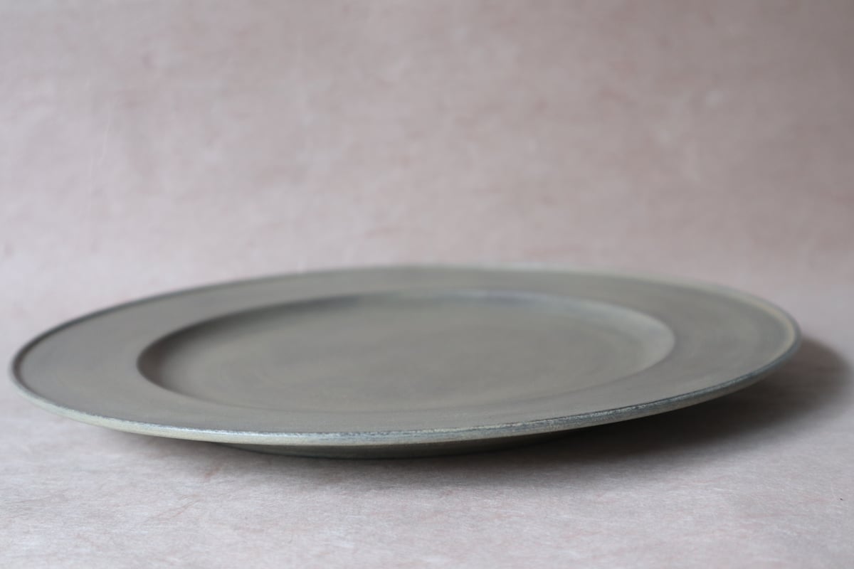 白漆リム皿 035 | 桃居 online 展覧会
