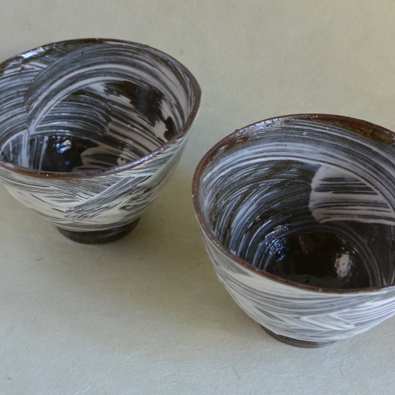 刷毛目湯呑み 080 | 桃居 online 展覧会