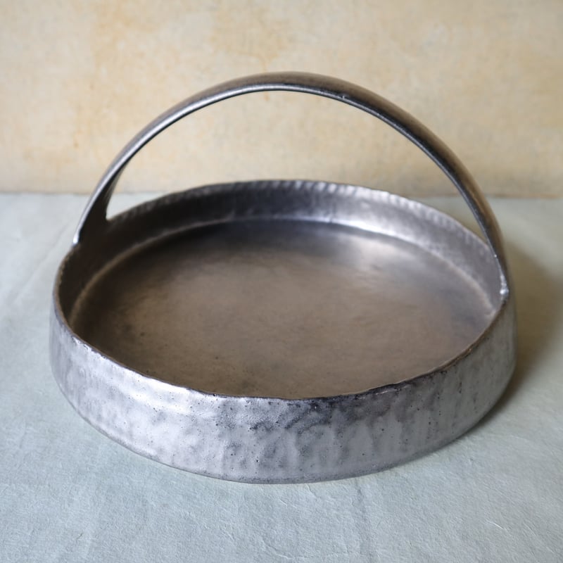 銀彩手付鉢 029 | 桃居 online 展覧会