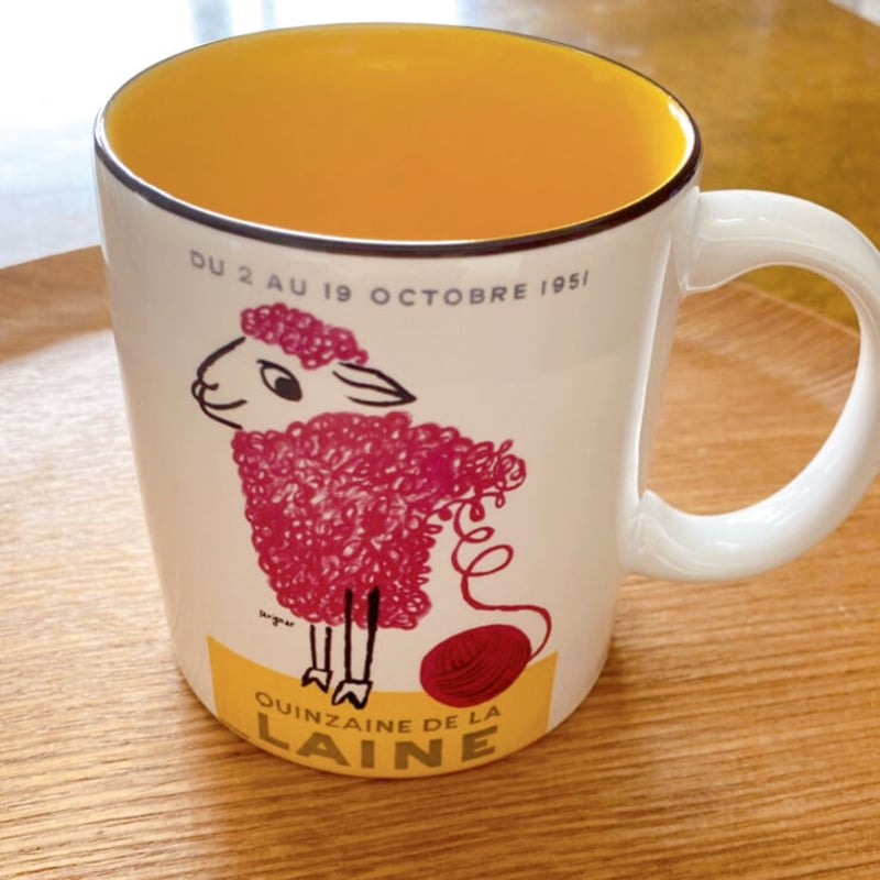 レイモン・サヴィニャック マグ「毛糸の15日間」美濃焼 | ねねいろ