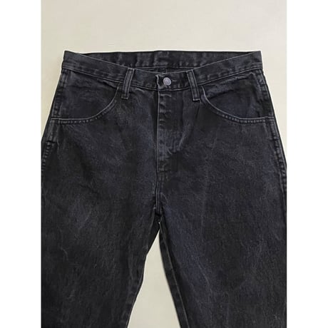USED RUSTLER ブラックデニム 30/32