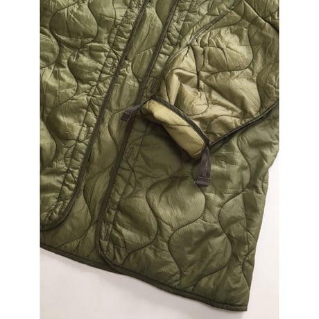 DEAD STOCK US ARMY M65 フィッシュテールパーカー用　キルティングライナー　MEDIUM 4