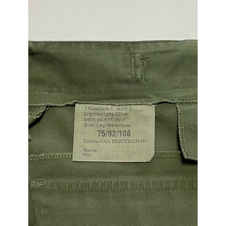 USED イギリス軍　ライトウェイトトラウザー 75/92/108 ベイカーパンツ