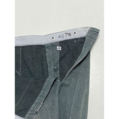 USED スイス軍　デニムワークパンツ 34/30相当 33