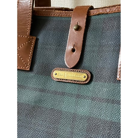 USED POLO ラルフローレン PVC/レザー　トートバッグ