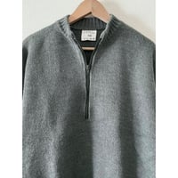 USED 80's スイス軍　ハーフZIPセーター　48