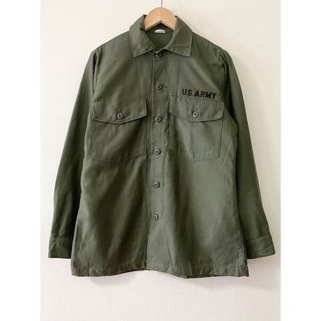 VINTAGE 70's US ARMY OG107 ユーティリティシャツ 4th 14 1/2×31